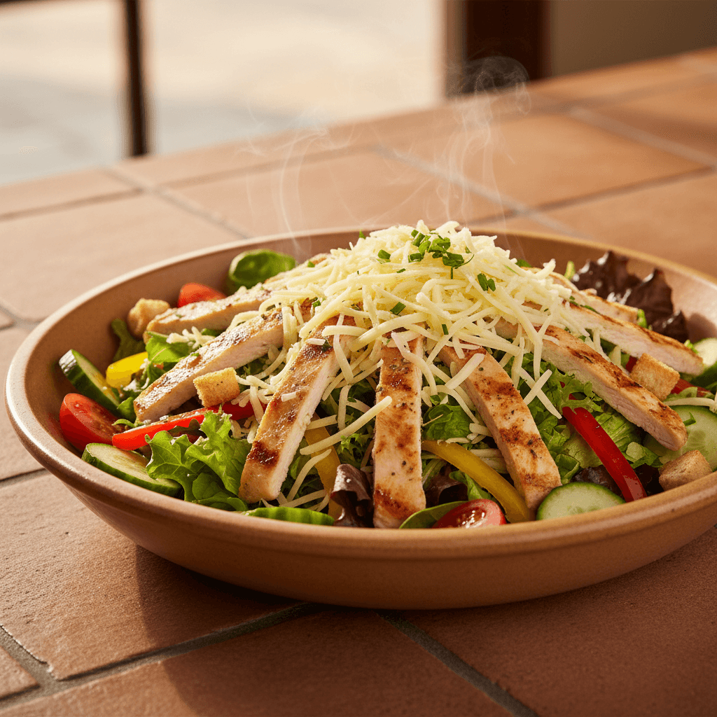 Salade Complète Poulet-Fromage