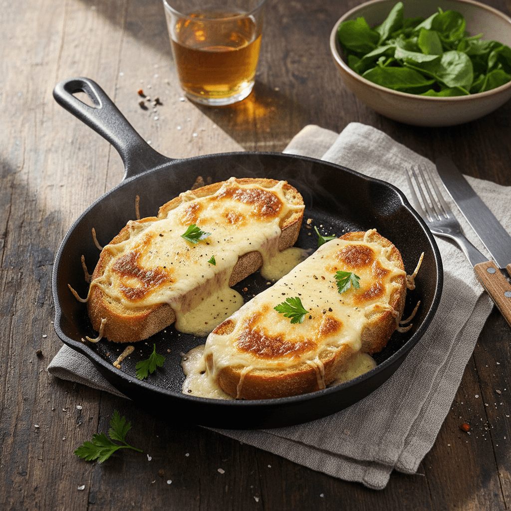 Pan-Fried Cheese Toasts