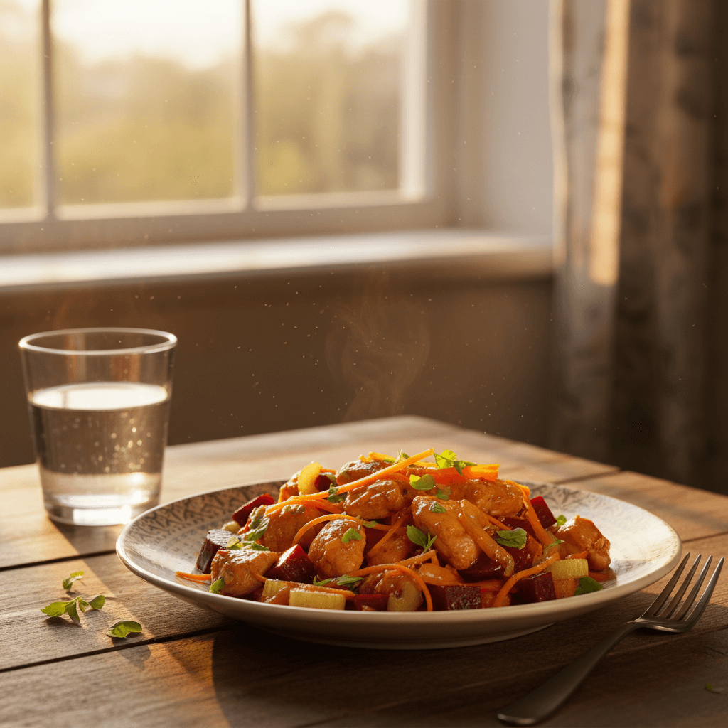 Poulet aux Légumes du Frigo