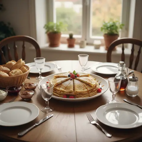Crêpes Sucrées à la Farine