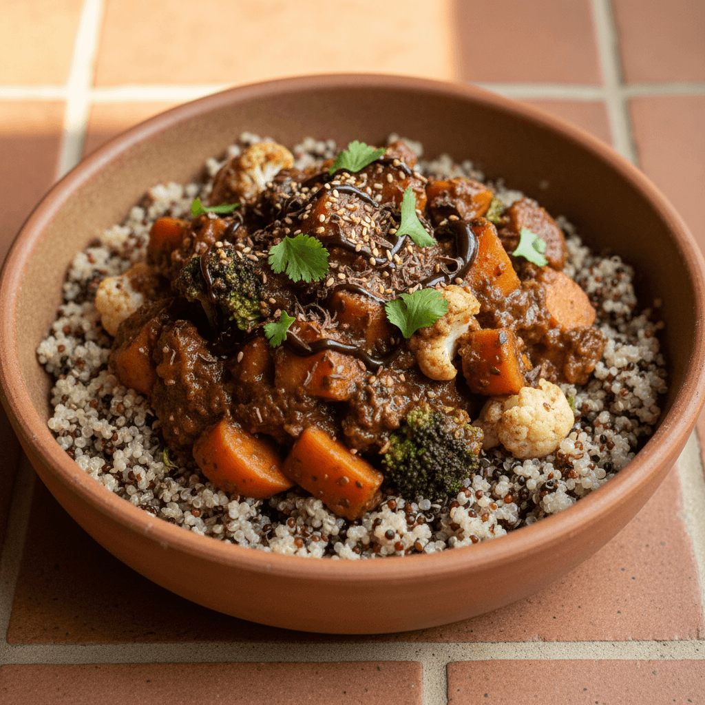 Curry de Légumes Asiatique au Chocolat