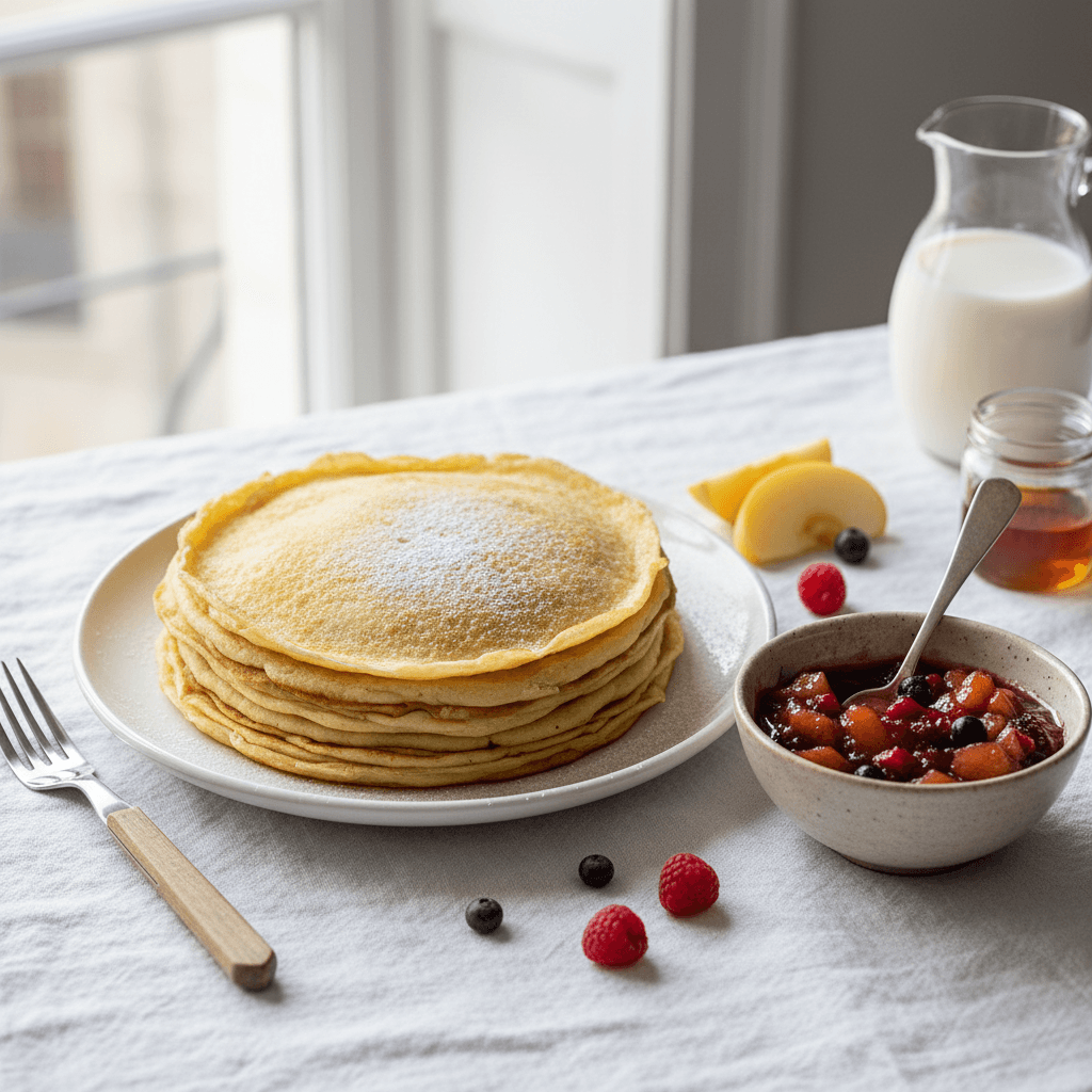 Pâte crêpes sucrées simple