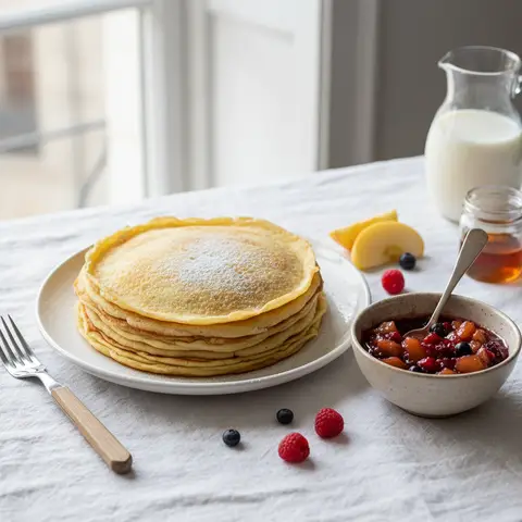 Pâte crêpes sucrées simple