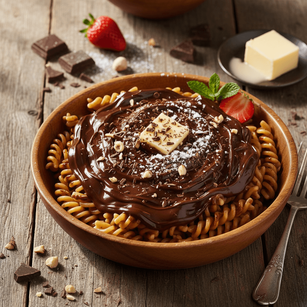 Pâtes chocolatées (dessert sucré)