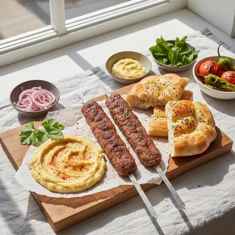 Adana Kebab aux Pois Chiches