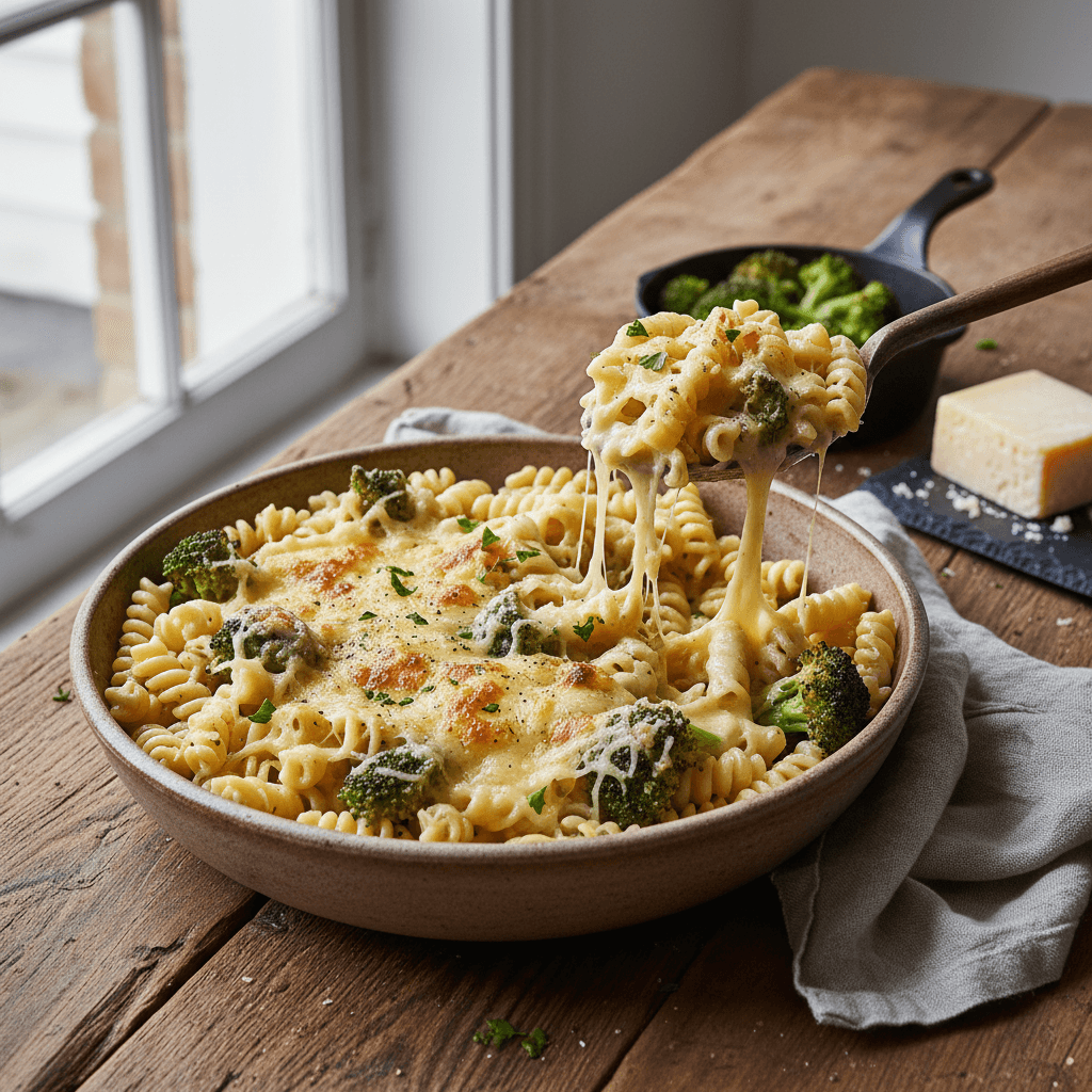 Pâtes au Gruyère et Brocoli