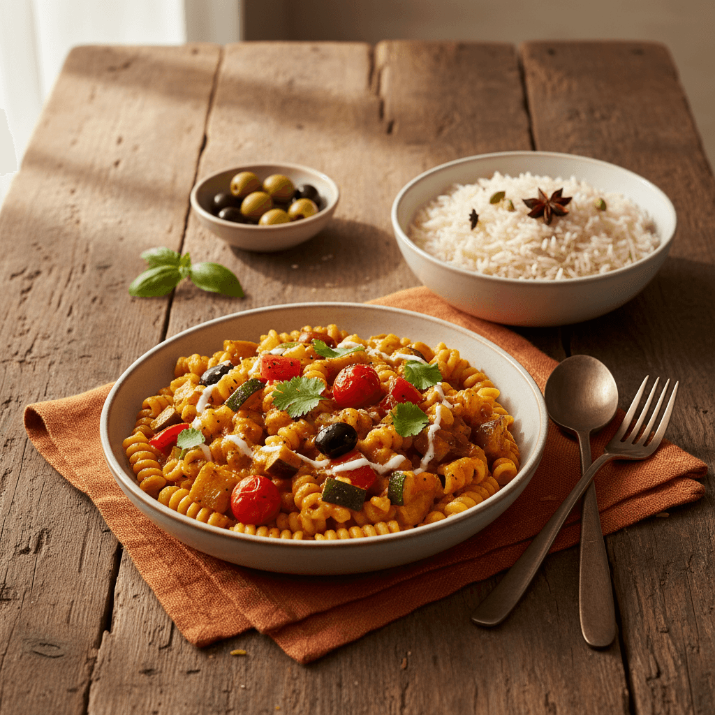 Schnelles vegetarisches Curry