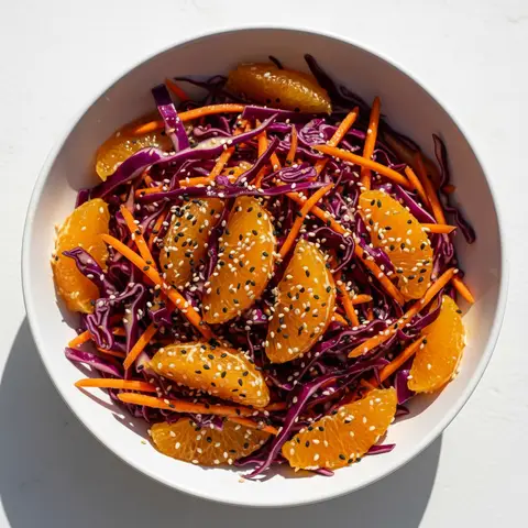 Bowl chou rouge & carotte orange tamari sésame