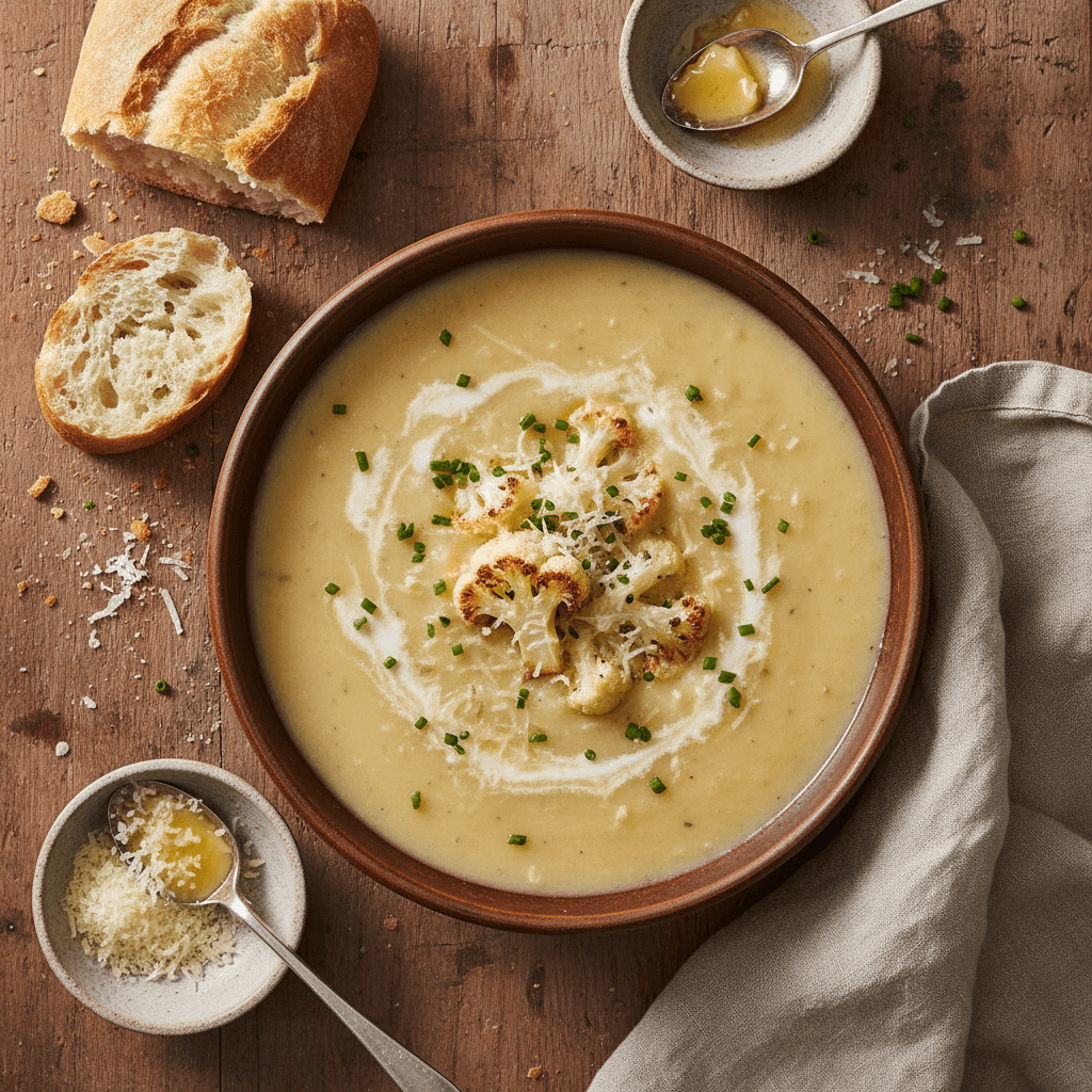 Soupe de Chou-fleur au Parmesan