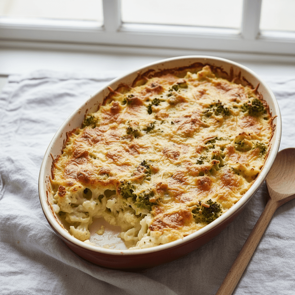 Gratin Chou-fleur Brocoli Simple