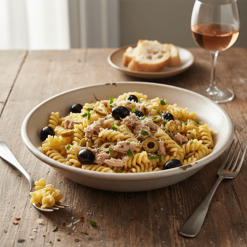 Pâtes au Thon et Olives