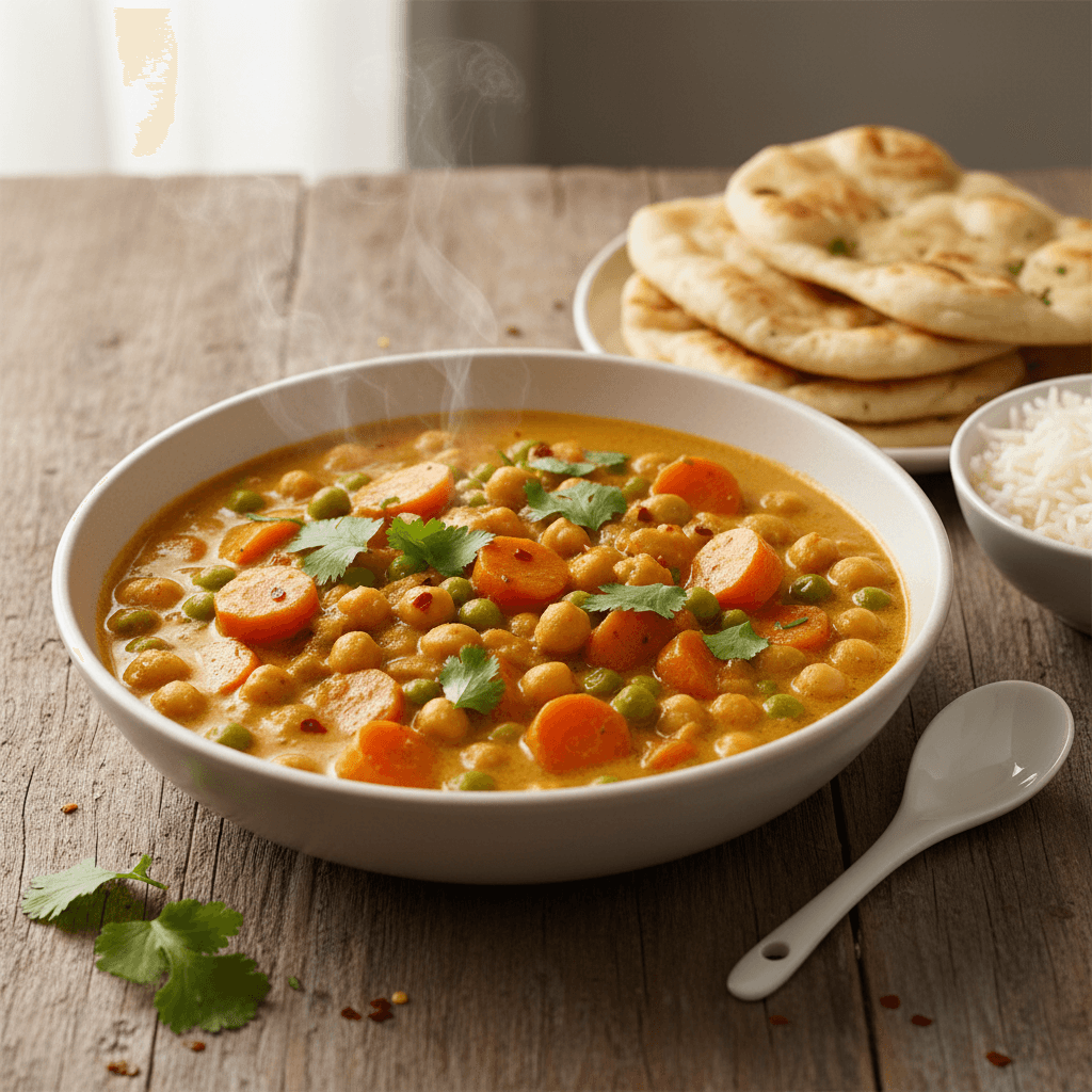 Carrot and Chickpea Curry