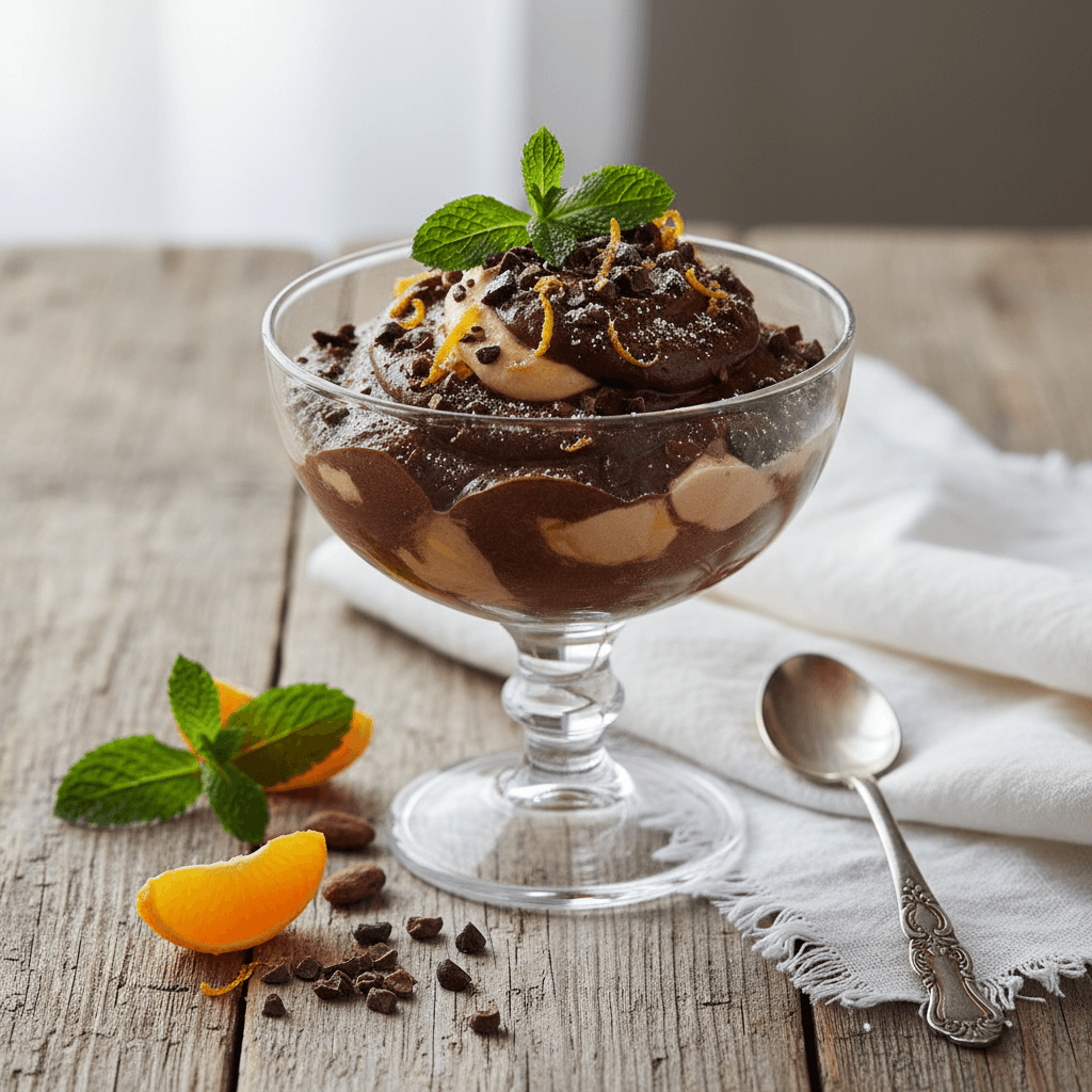 Mousseline de Chocolat et Orange