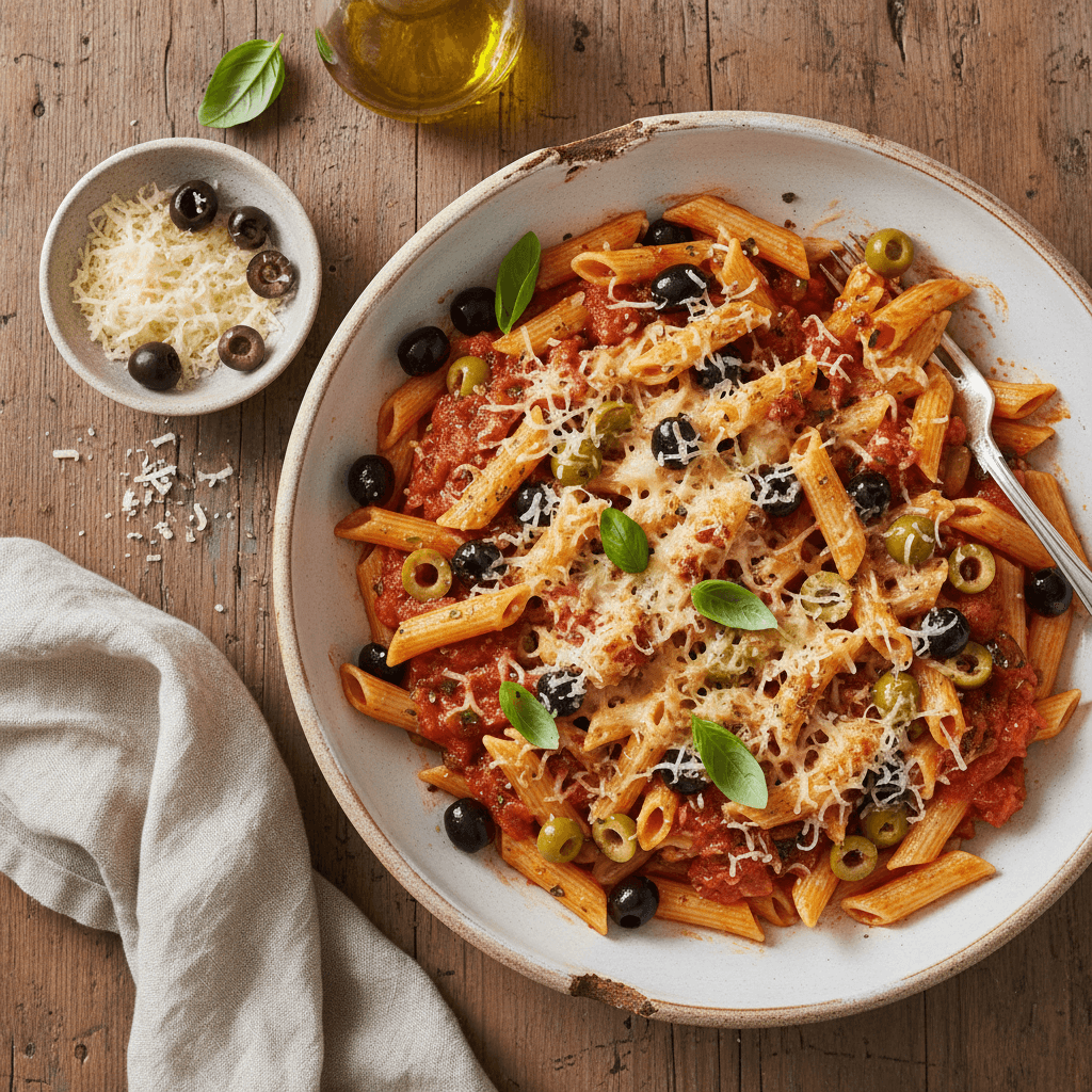 Penne à la Méditerranéenne