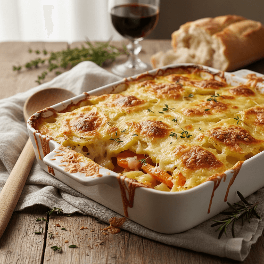 Potato and Carrot Gratin