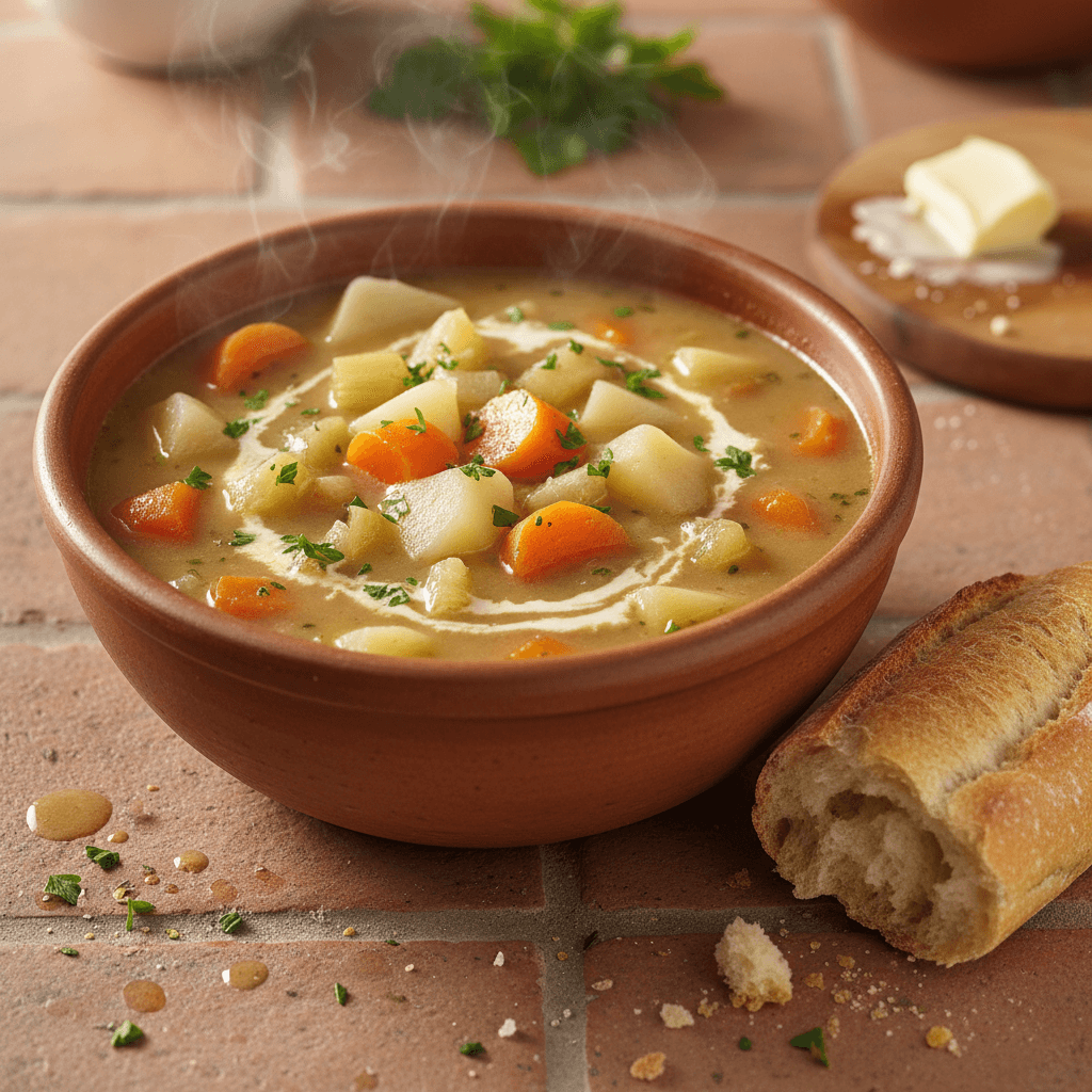 Soupe de Légumes Racines à la Française