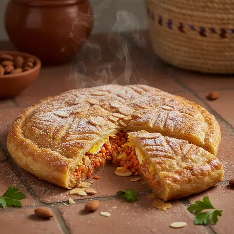 Pastilla Végétarienne aux Lentilles