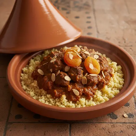 Tajine de Boeuf aux Abricots Secs