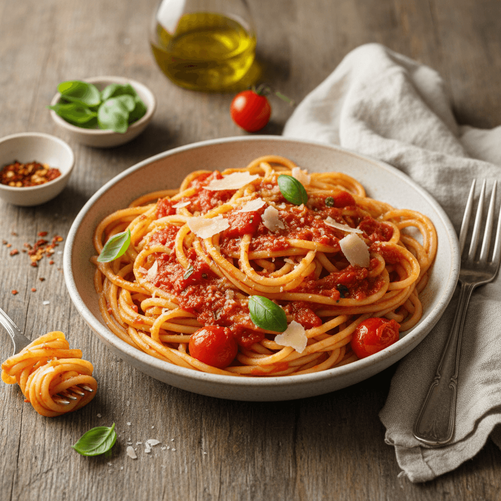 Simple Italian Tomato Pasta