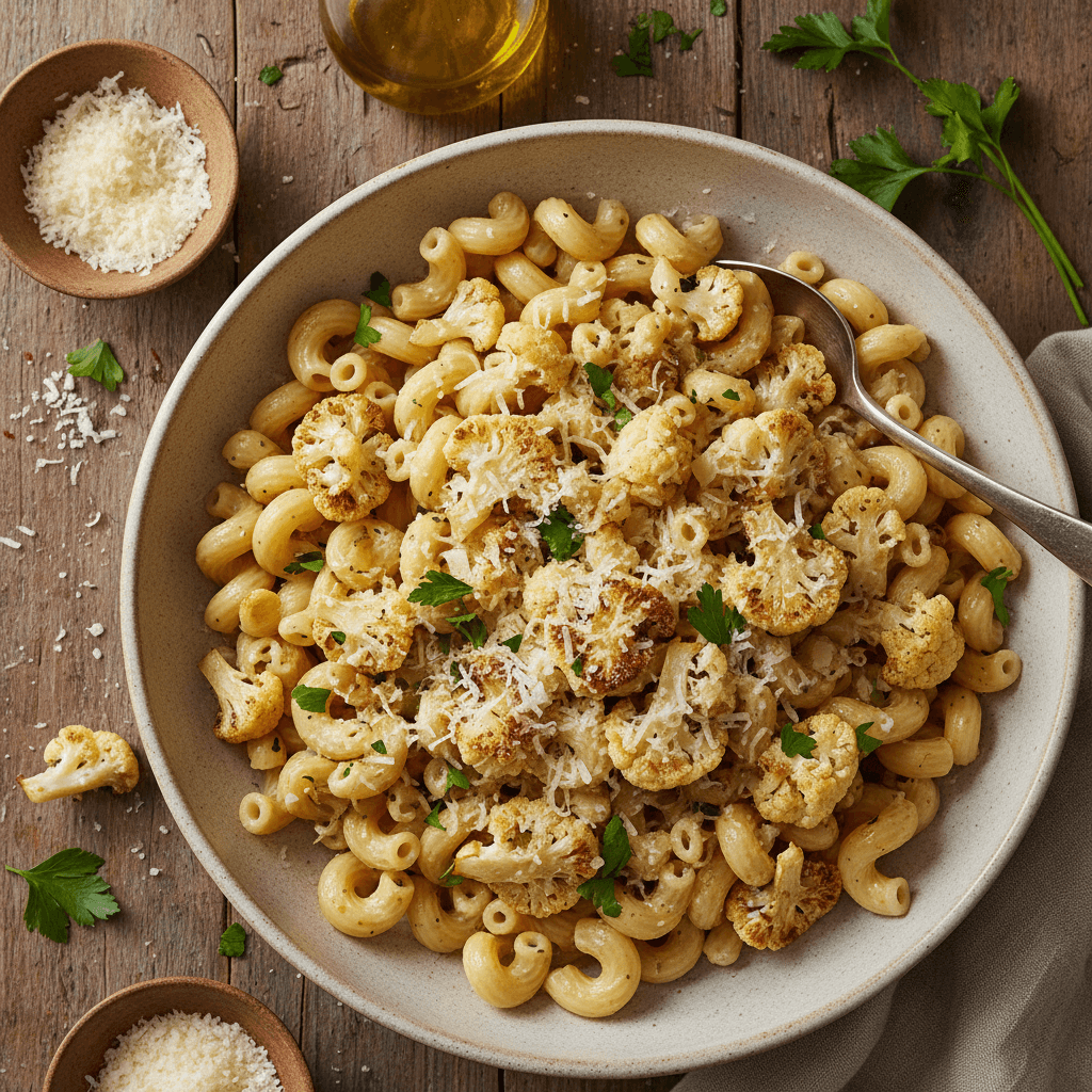 Pâtes au Chou-fleur et Parmesan