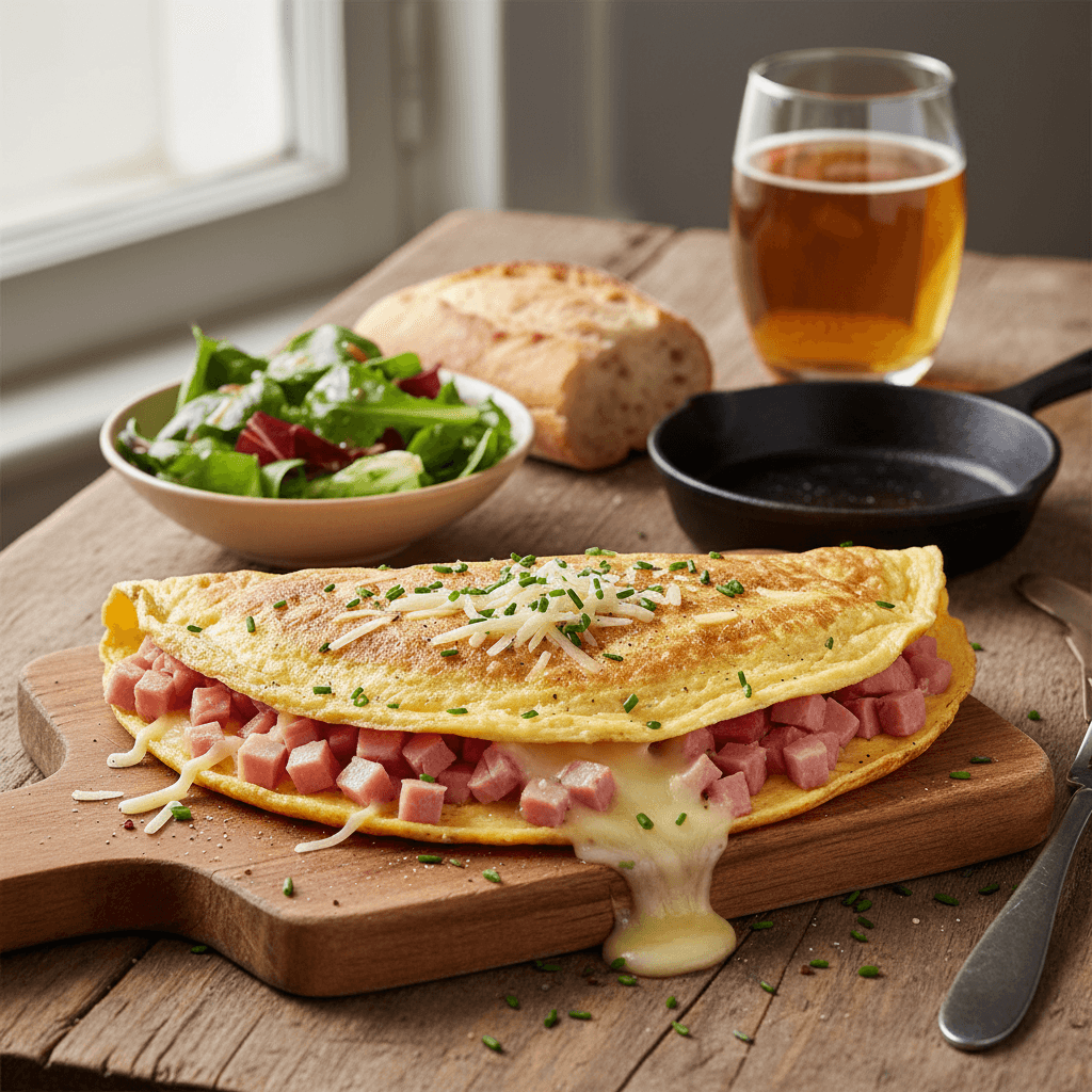 Omelette Jambon-Fromage