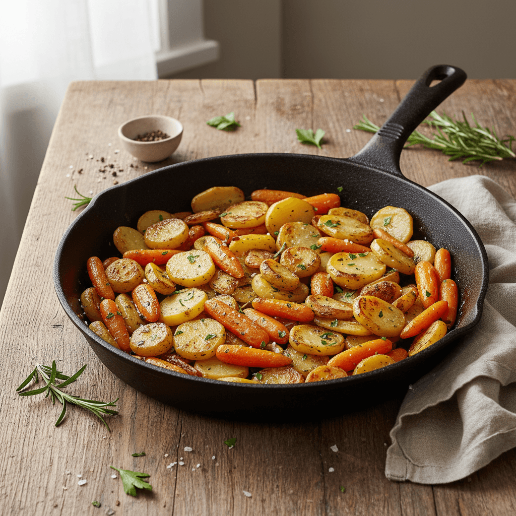 Sautéed Carrots and Potatoes