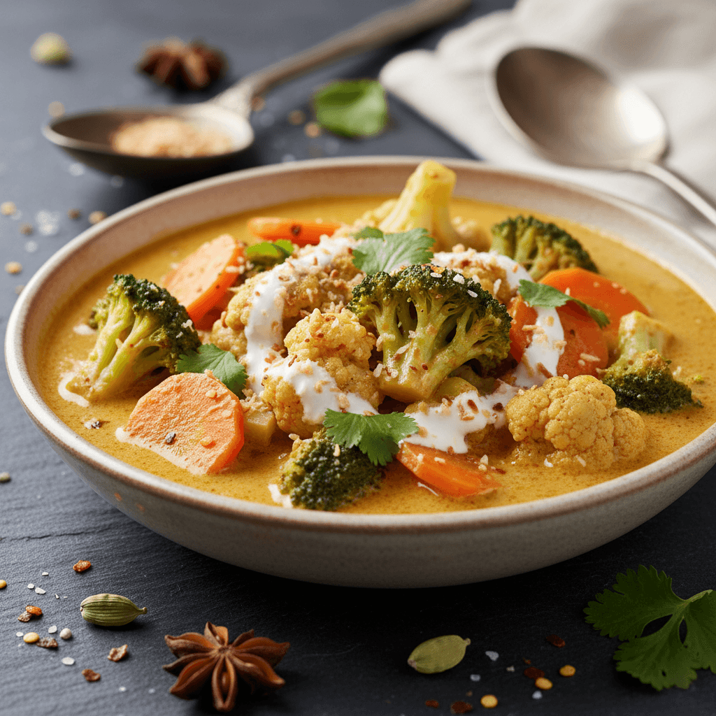 Curry de Légumes au Lait de Coco
