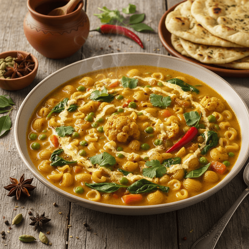 Curry de Coquillettes Végétarien