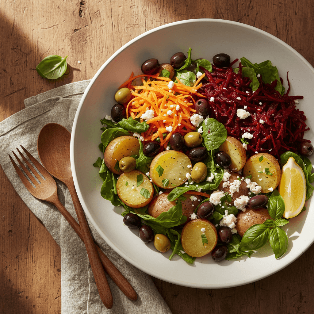 Mediterraner Gemischter Salat