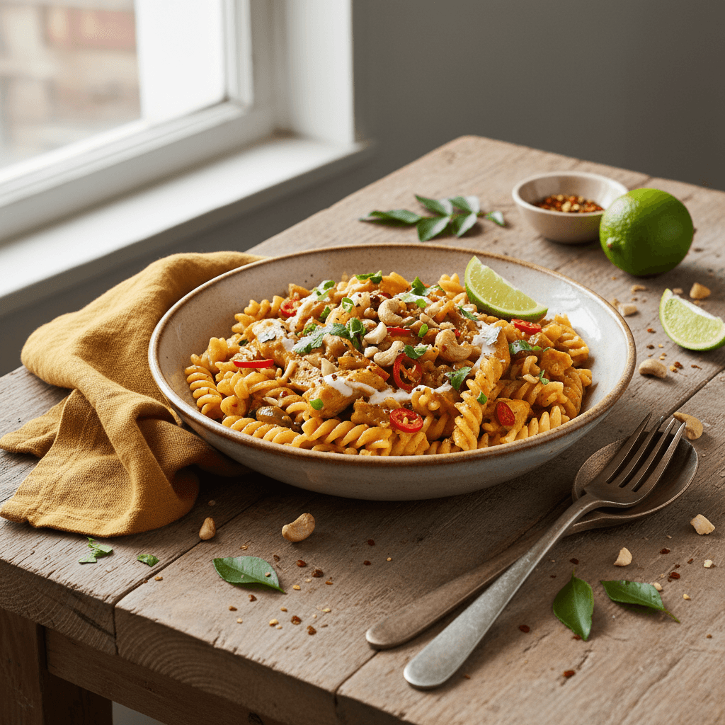 Curry de Pâtes Crémeuses