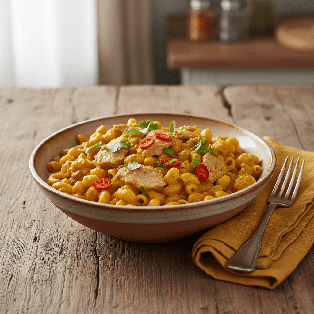 Curry de Thon aux Coquillettes