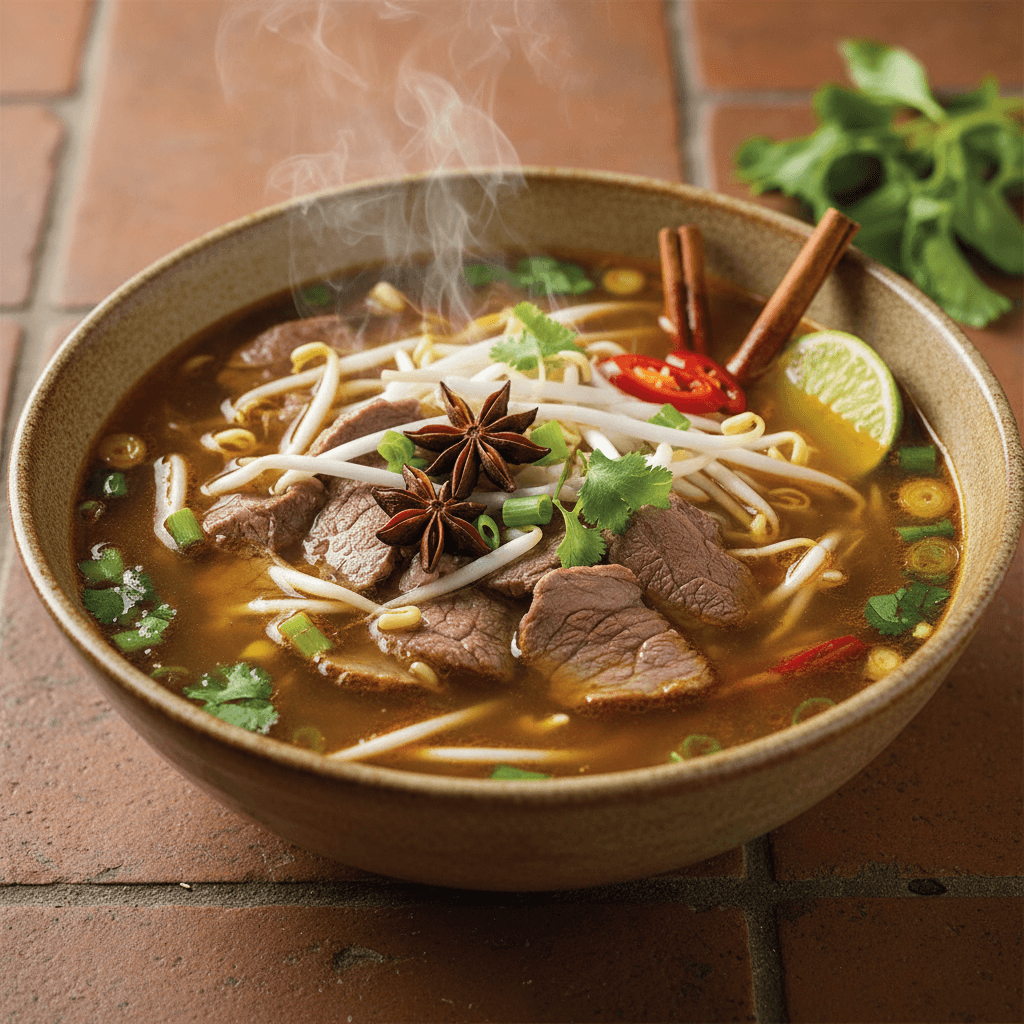 Phở de bœuf sans nouilles