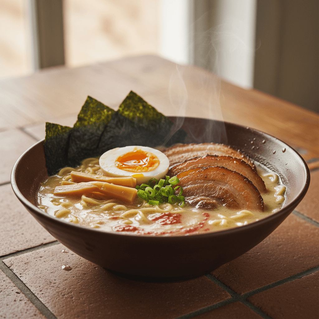 Ramen au Porc et Bouillon Miso