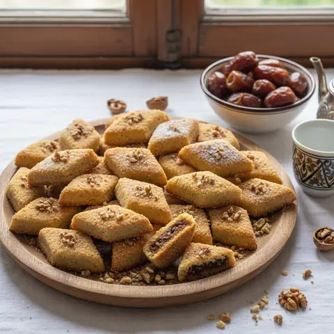 Makroudh aux Dattes et Noix