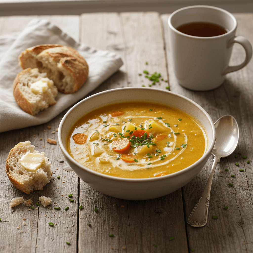 Comforting Potato and Carrot Soup