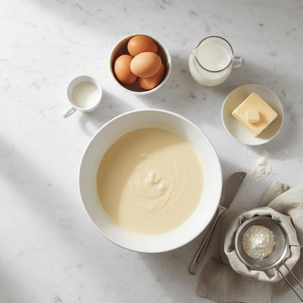 Pâte à Crêpe Basique