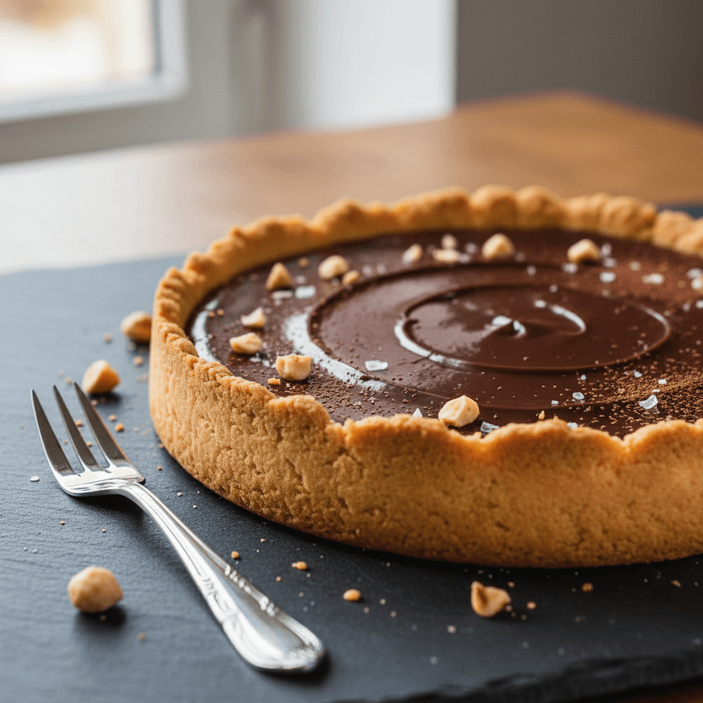Tarte au chocolat sans cuisson