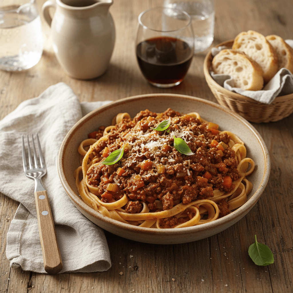 Pâtes à la Bolognaise Maison