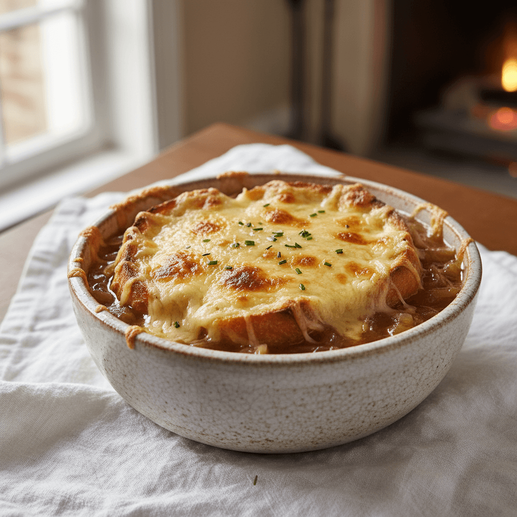Soupe à l'Oignon et Gruyère (French Onion Soup Style)