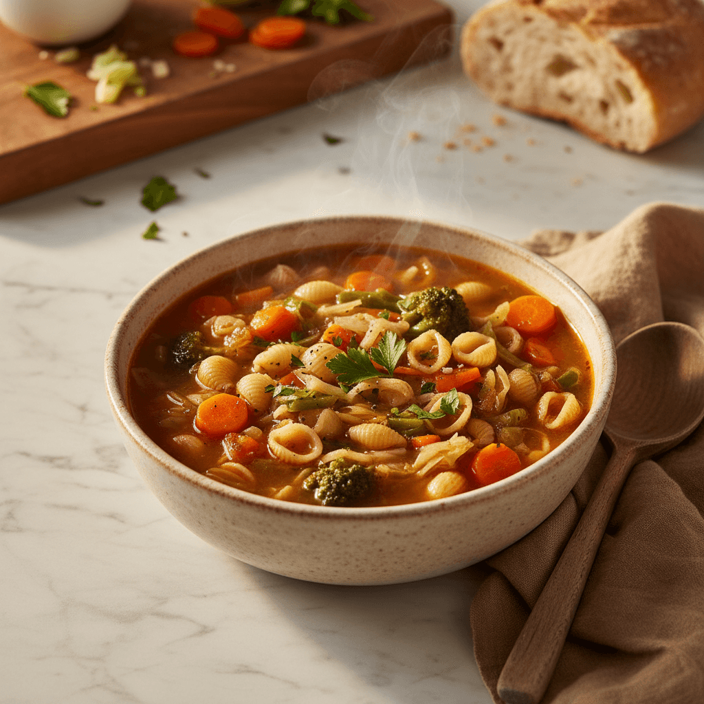 Soupe Minestrone aux Pâtes