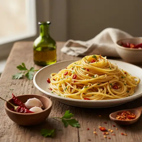 Spaghettis Aglio e Olio