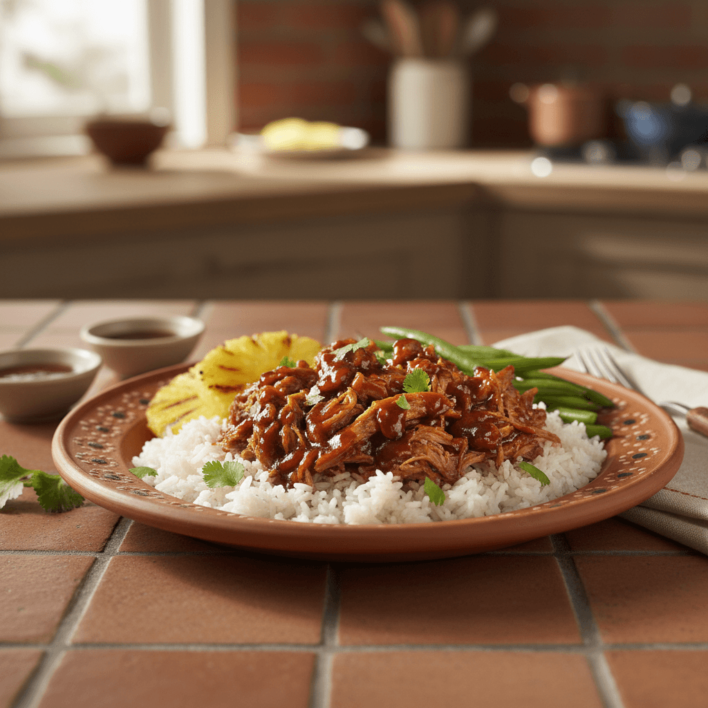 Kalua Pork avec Riz Garni