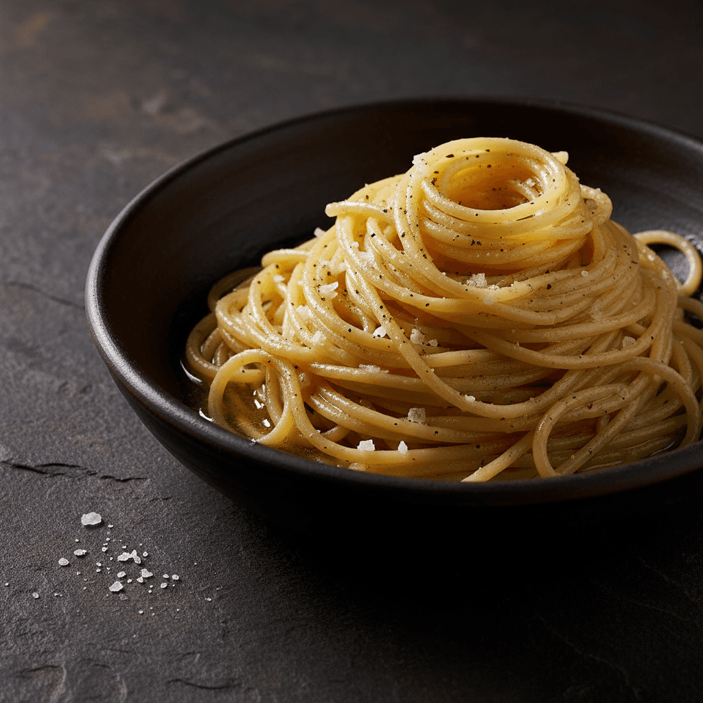 Spaghettis Beurre et Sel