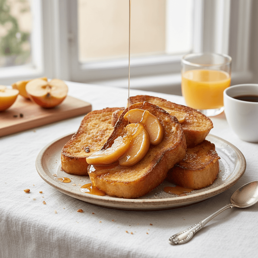 Pain Perdu Sucré-Salé aux Pommes