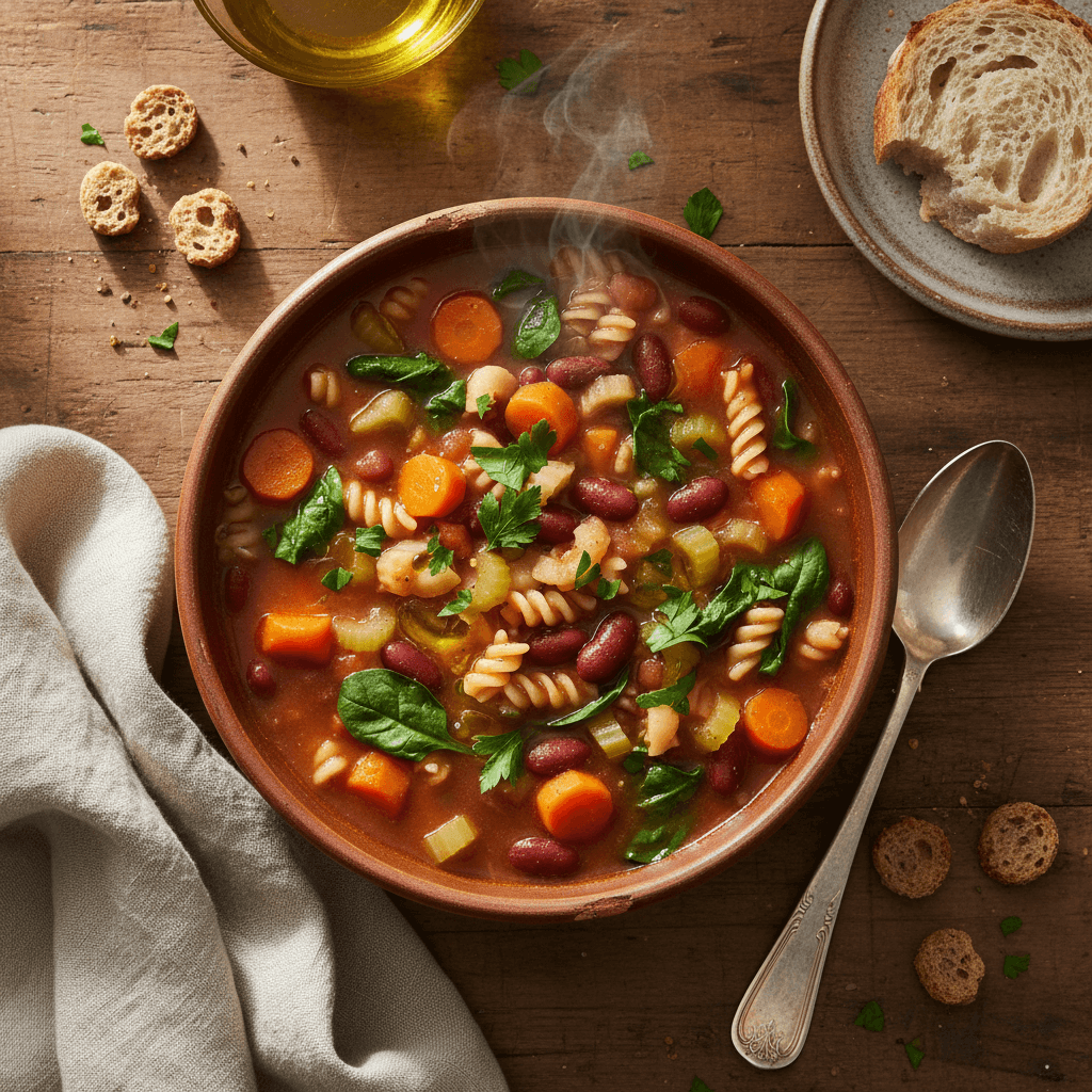 Soupe Minestrone Simplifiée