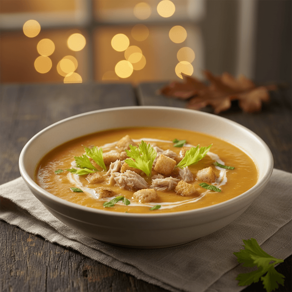 Soupe de Carotte, Céleri et Thon