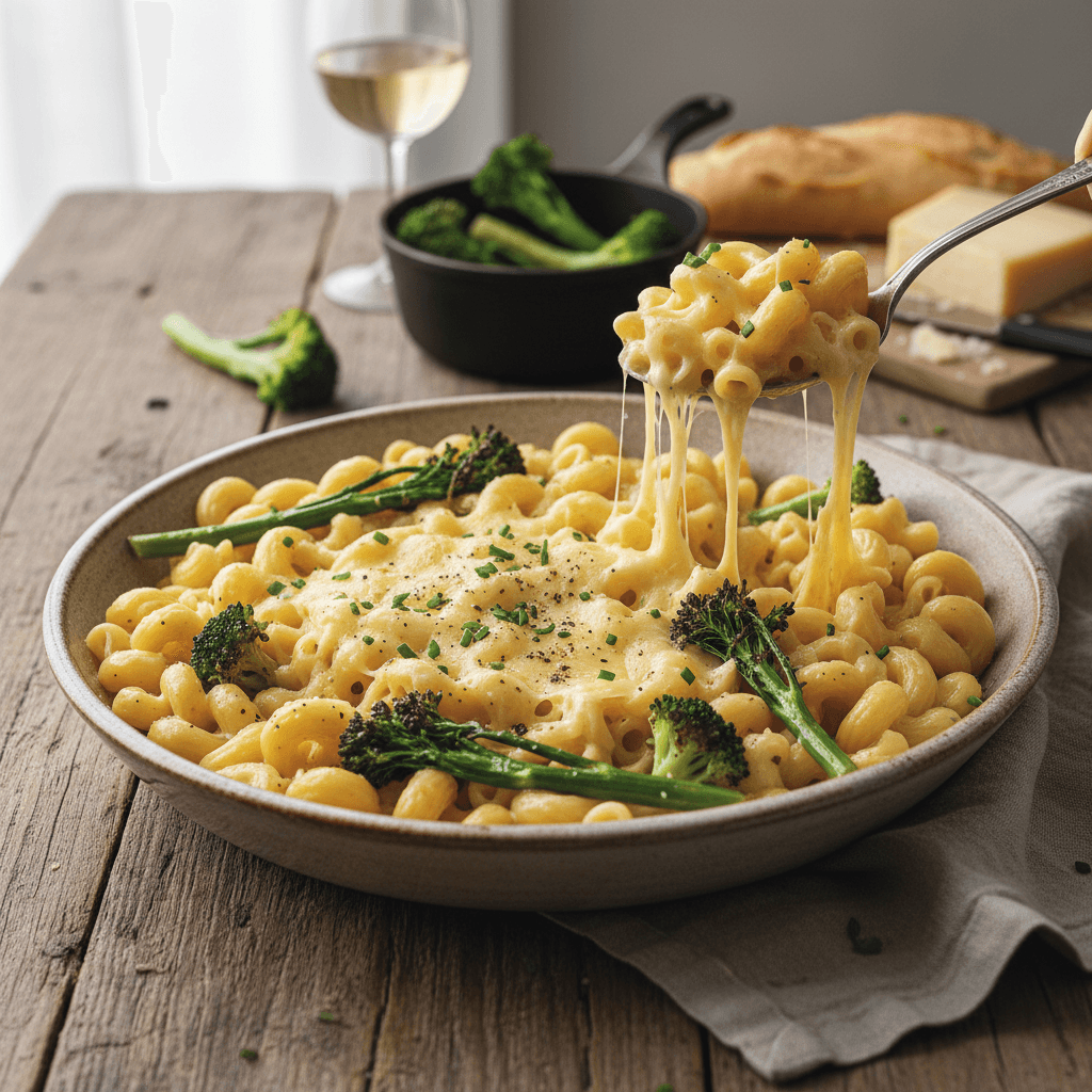 Pâtes au Gruyère et Brocoli