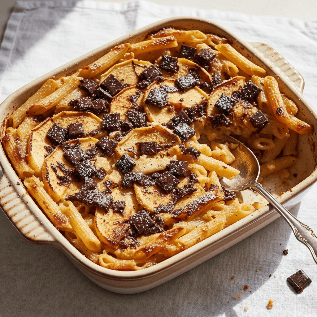 Pâte Gratinée Pommes et Sucre