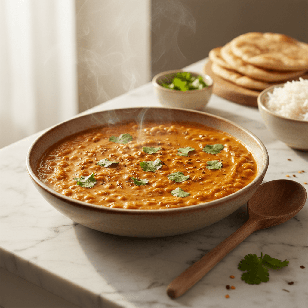 Curry de Lentilles au Lait de Coco