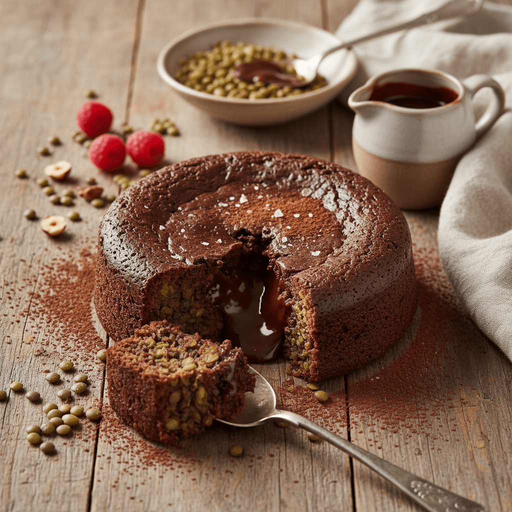 Chocolate Lentil Fondant
